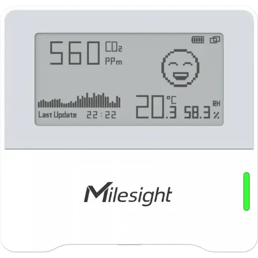 Milesight - Capteur T°, Humidité et CO2 - LoraWan